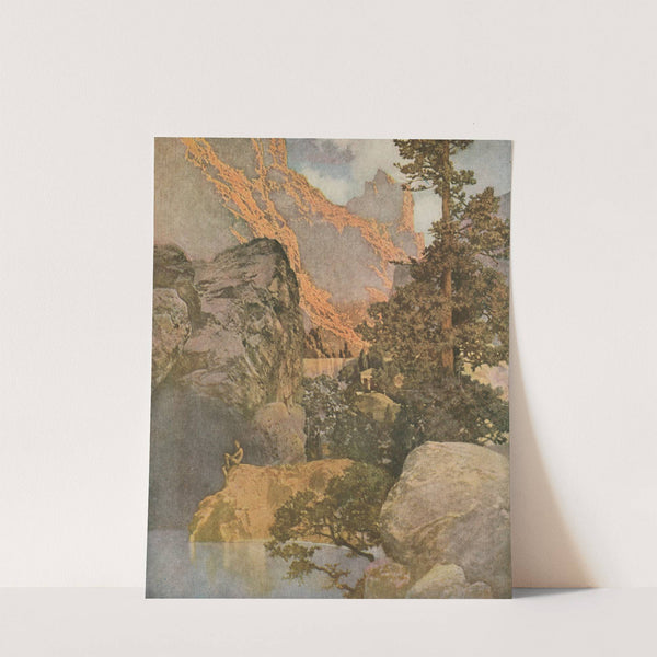 Bellerophon at the Fountain of Pirene (1910) by Maxfield Parrish