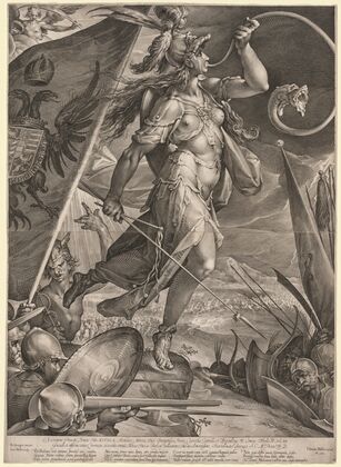 Bellona Leading the Armies of the Emperor against the Turks (1600) — size preview