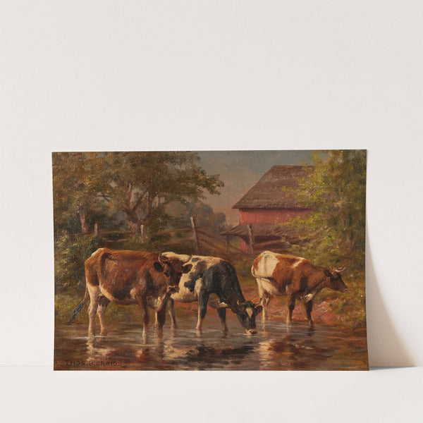 Below the Old Red Barn by Thomas Bigelow Craig