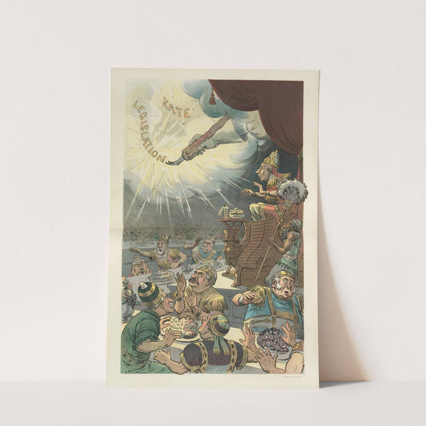 Belshazzarfeller’s feast (1905) by John Samuel Pughe