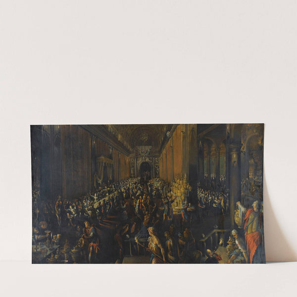 Belshazzar’s Feast (1596) by Frederik Van Valckenborch