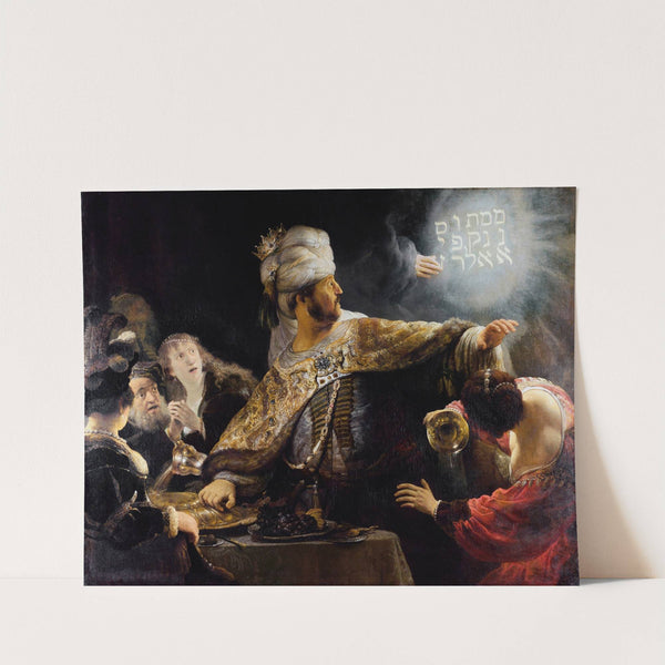 Belshazzar’s feast by Rembrandt van Rijn