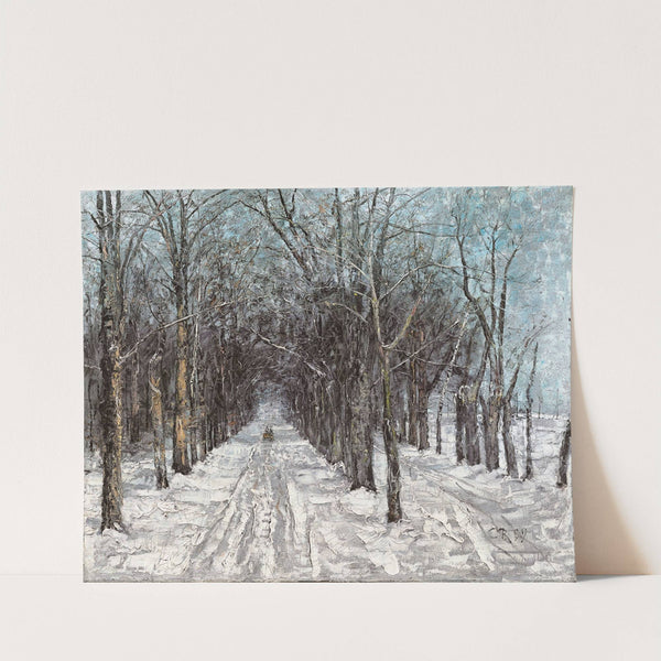 Belvedere Allee in Weimar (1889) by Christian Rohlfs