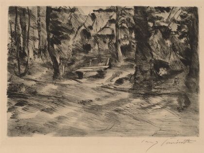 Bench in the Woods II (Bank im Walde II)