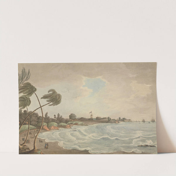 Bencooler Bay, Small Road & Wharf, Fort Marlborough, Sumakra, 1799 by Joseph Constantine Stadler