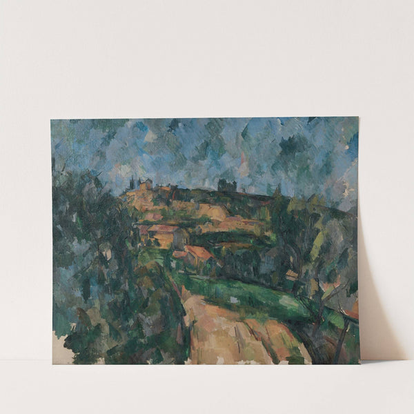 Bend Of The Road At The Top Of The Chemin Des Lauves (1904-1906) by Paul Cézanne