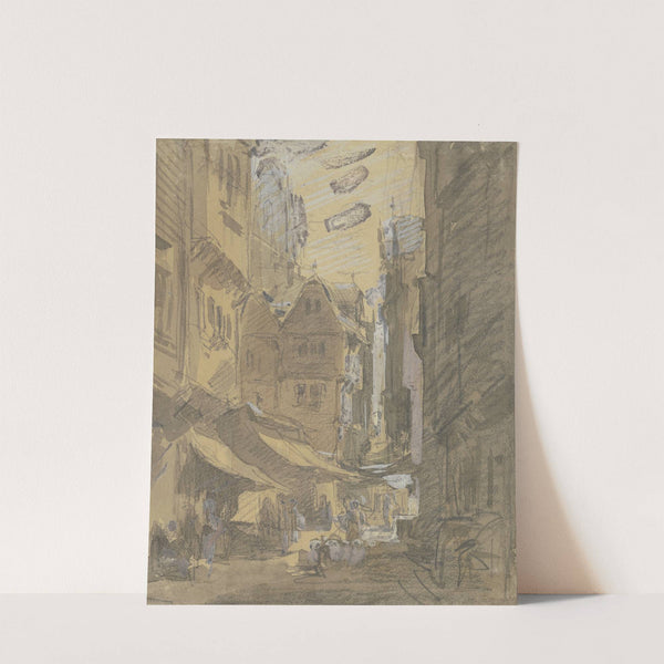 Bendergasse in Frankfurt by Anton Burger