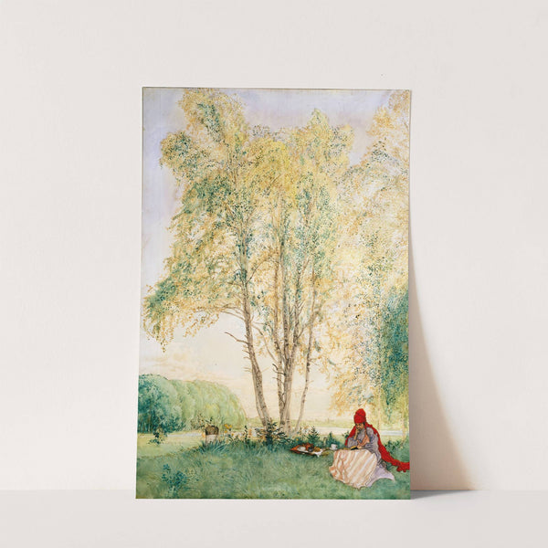 Beneath the Birches (1902) by Carl Larsson