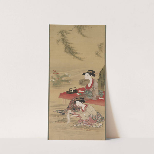 Beneath the Willow by Tsukioka Sessai