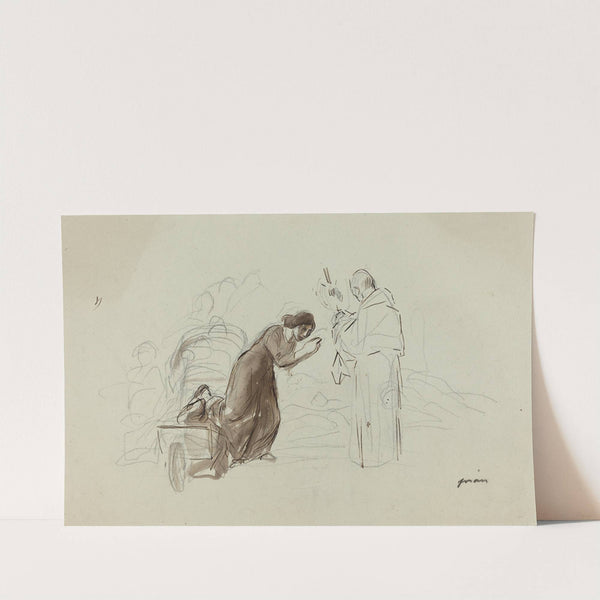 Benediction a Lourdes (c. 1912) by Jean-Louis Forain