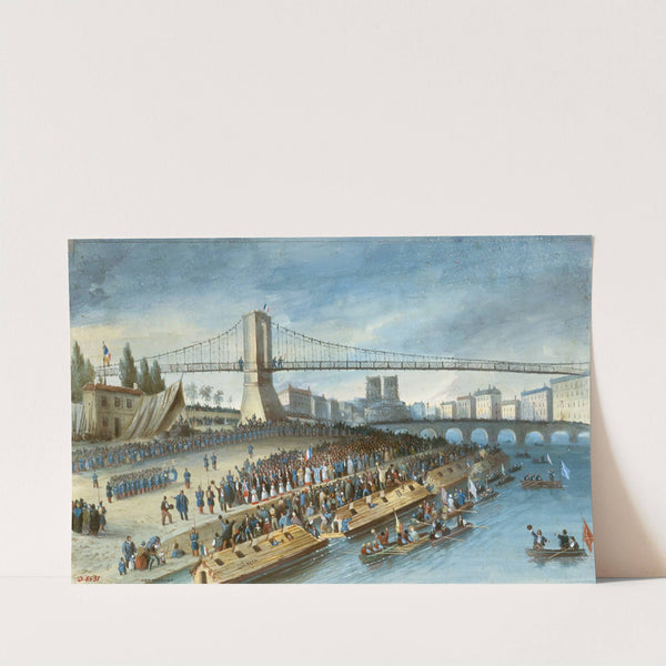 Bénédiction des insurgés de Juin 1848 partant pour l'Algérie, le 8 octobre 1848. by Nicolas Bazin