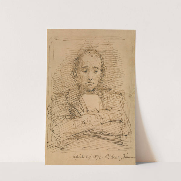 Benjamin Disraeli, Sketched at a Royal Academy Dinner by George Richmond