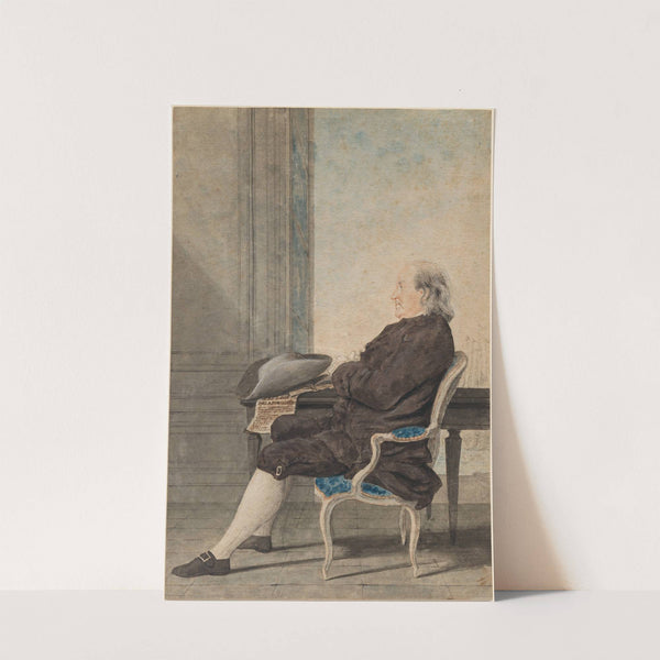 Benjamin Franklin (c. 1780-1781) by Louis Carrogis Carmontelle