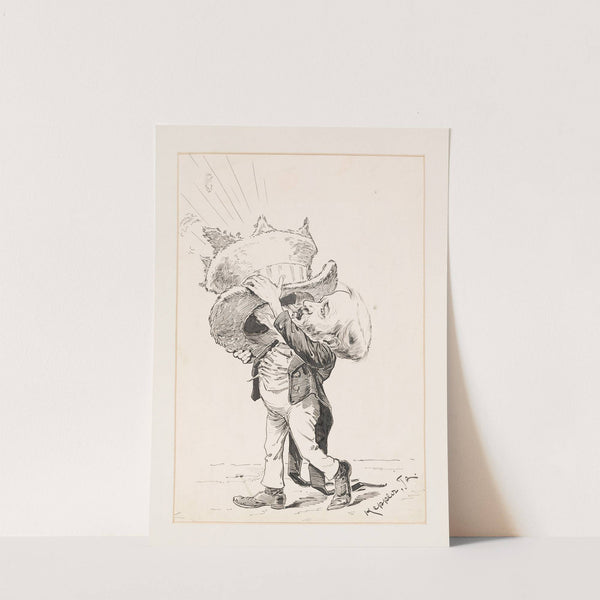 Benjamin Harrison ‘Talking Through his Hat (1892) by Udo Keppler