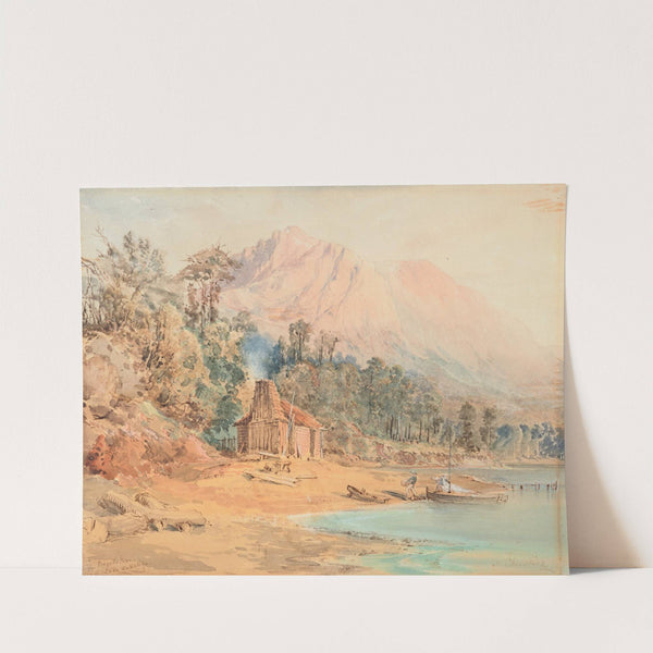 Bennell's Store, Lake Wakatipu by Nicholas Chevalier