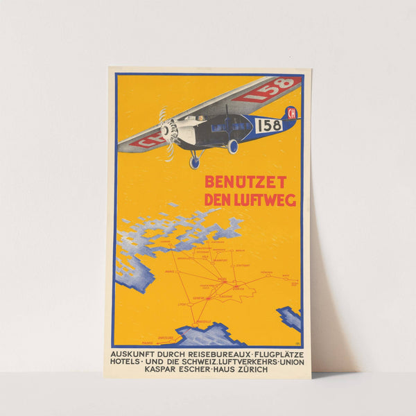 Benützet den Luftweg (1927) by Burkhard Mangold