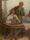 Benvenuto Cellini, artiste du XVIè siècle, admire les produits de l’art moderne , Les tissus , Esqui (1880)