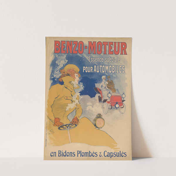 Benzo-Moteur Essence spécial pour automobiles (1890) by Jules Chéret
