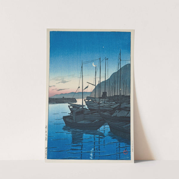 Beppu no asa (Dawn at Beppu) (1928) by Kawase Hasui