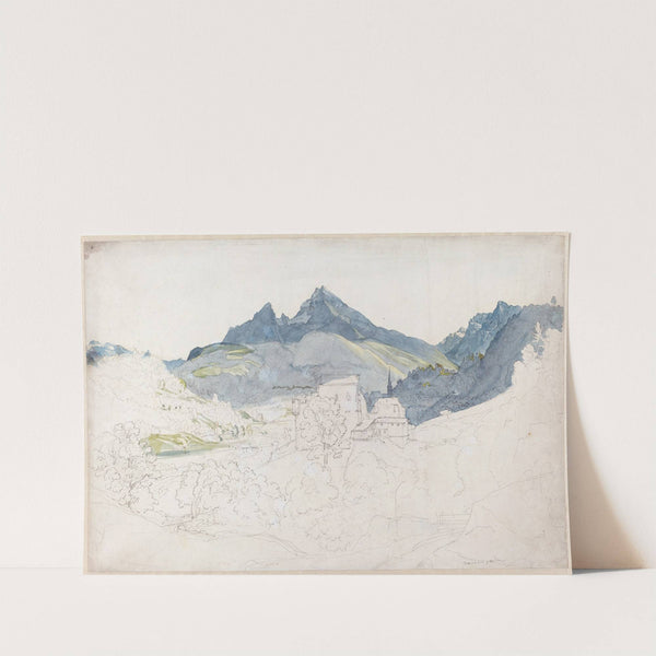 Berchtesgaden with the Watzmann Peak in the Distance by Ernst Fries