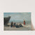 Berck. Pêcheuses Guettant Le Retour Des Barques (1875) by Eugène Boudin