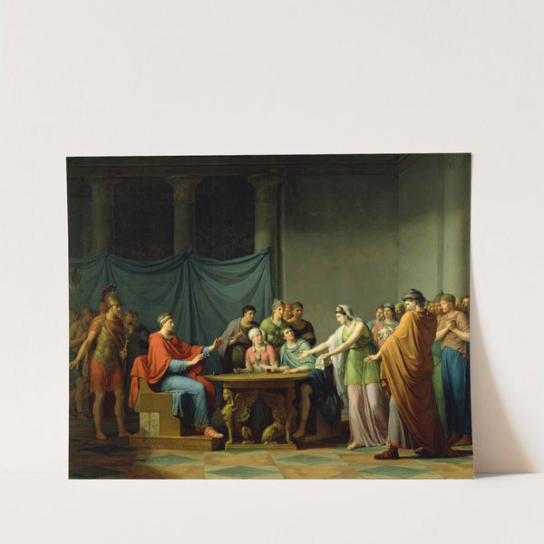 Berenice Reproaching Ptolemy (1802) by Jean-Joseph Taillasson