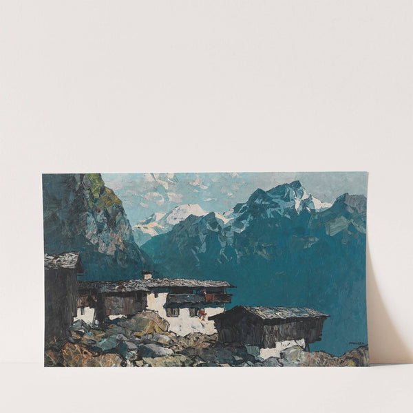 Bergbauernhaus (around 1934) by Oskar Mulley