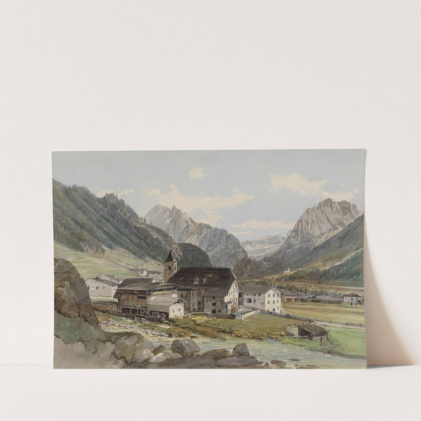 Bergdorf mit einer Kleinindustrieanlage by Thomas Ender