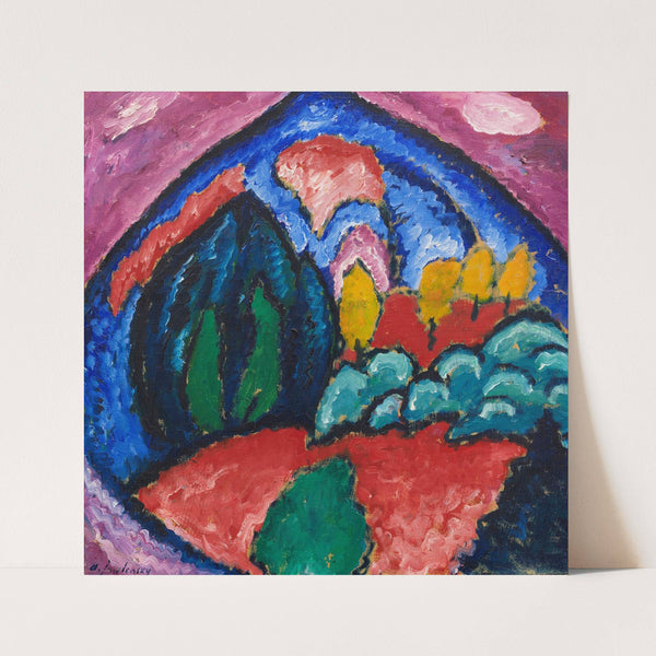 Berge in Oberstdorf (1912) by Alexej von Jawlensky