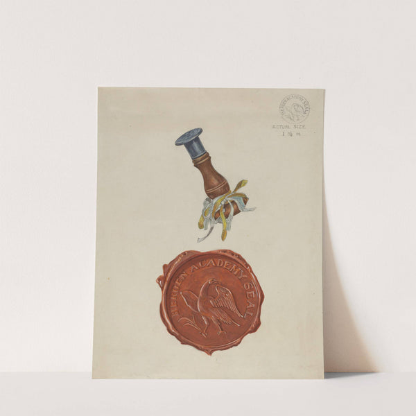 Bergen Academy Seal by Albert Camilli