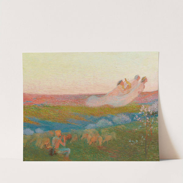 Berger et ses trois muses by Henri Martin