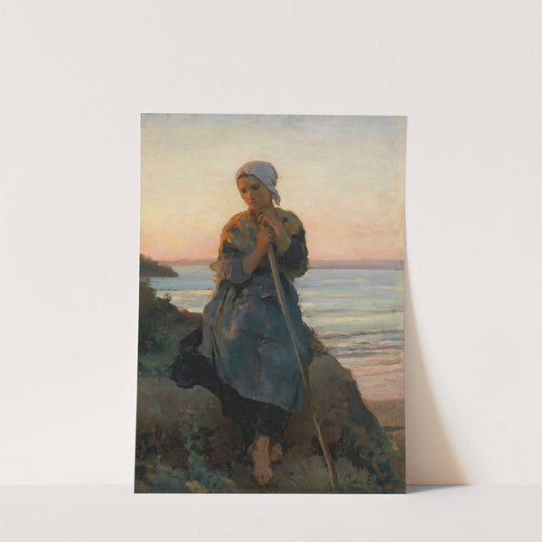 Bergère de Douarnenez by Jules Breton
