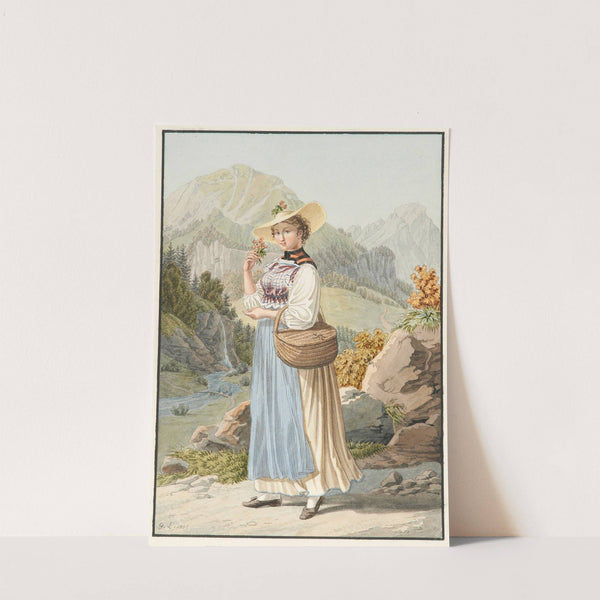 Bergére des montagnes d’Oberhasle (1805) by Gabriel Lory the older
