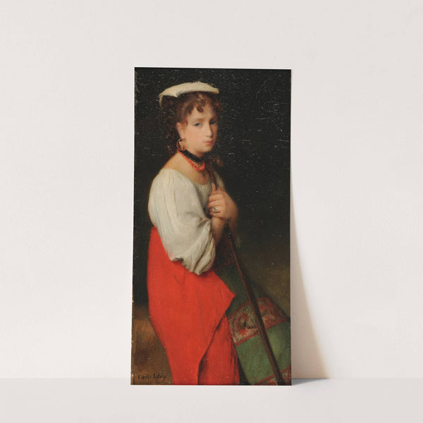 Bergère italienne by Émile Lévy