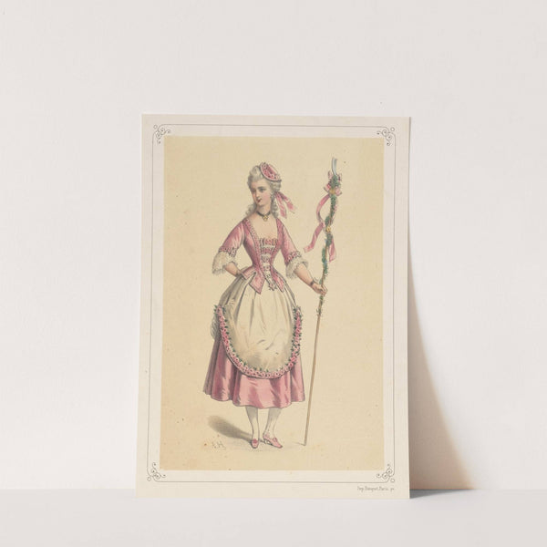 Bergère Louis XV (1820-1879) by Imp. Becquet