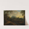 Bergige Landschaft mit Bach by Christian Wilhelm Ernst Dietrich