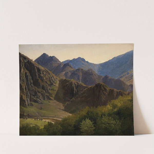 Bergketten bei Altenahr by Johann Wilhelm Schirmer