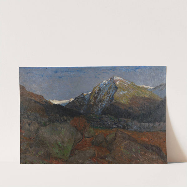 Bergkuppe im Engadin by Fritz Overbeck