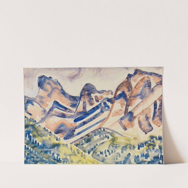 Berglandschaft by August Babberger