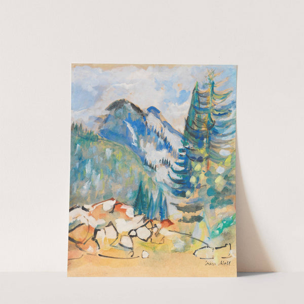 Berglandschaft I by Oskar Moll