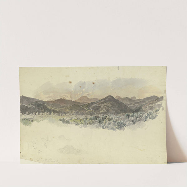 Berglandschaft in Oberitalien by Johann Nepomuk Rauch