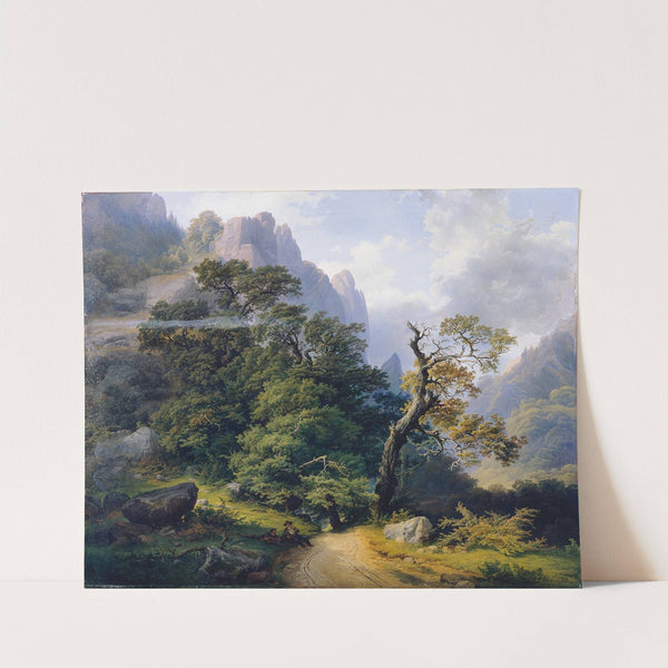 Berglandschaft by Joseph Holzer