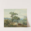 Berglandschaft mit Bauern und Kühen (1817) by Johann Christoph Erhard