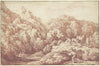 Berglandschaft mit Raubüberfall