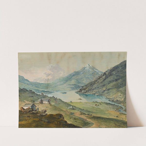 Berglandschaft mit See (1915-1945) by Franz Niklaus König