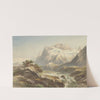 Berglandschap by Willem Jan van den Berghe