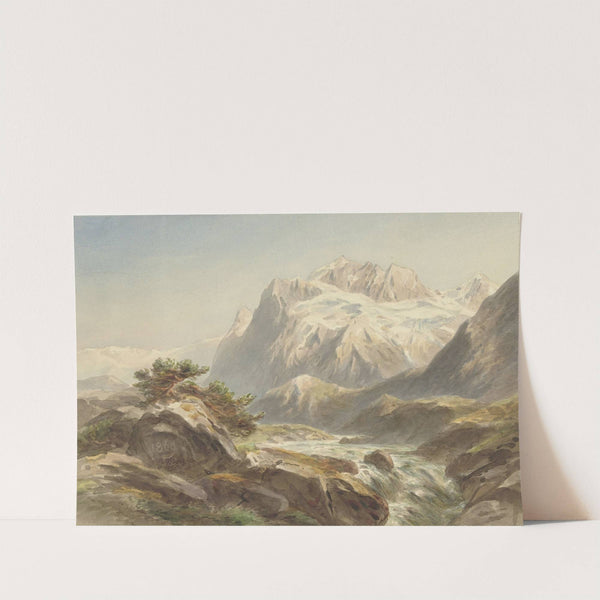 Berglandschap by Willem Jan van den Berghe