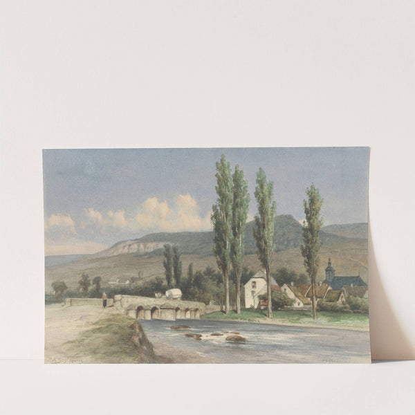 Berglandschap bij Walferdange, Luxemburg by Piet Schipperus