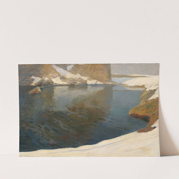 Bergsee by Alfred Poell