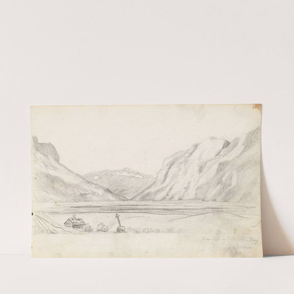 Bergsfjell og Skutshorn, Vang i Valdres by Hans Gude